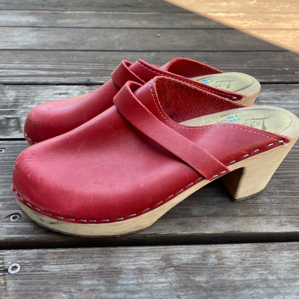 Lotta from Stockholm Red Clogs